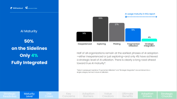 AI Maturity in Organizations: Testing the Waters or Taking the Plunge?